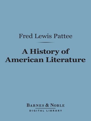 cover image of A History of American Literature (Barnes & Noble Digital Library)
